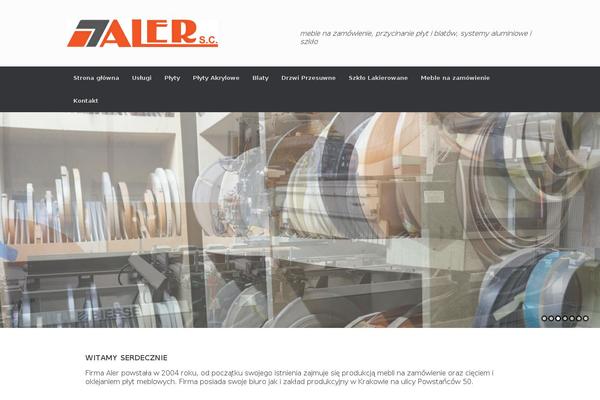 Vantage theme site design template sample