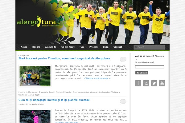 RunCrew theme site design template sample