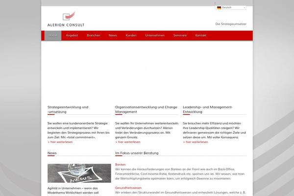 Finex theme site design template sample