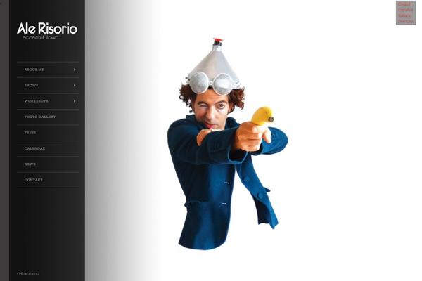 Widescreen theme site design template sample
