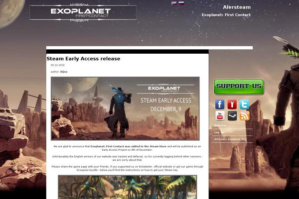 Site using Sociable plugin