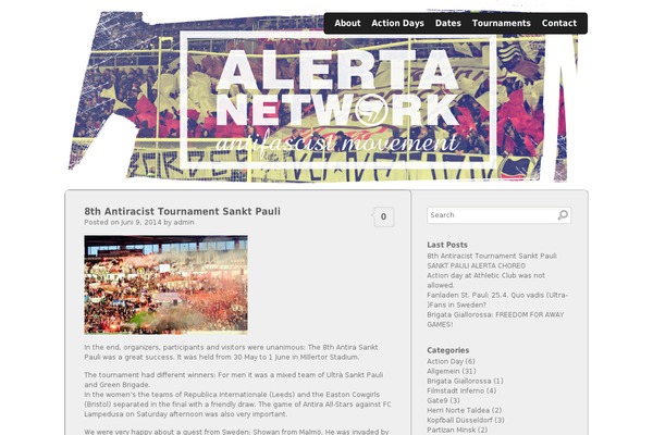 Side Blog theme site design template sample