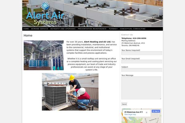 Thesis 1.8.5 theme site design template sample
