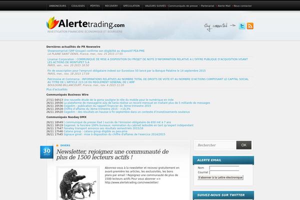 Site using ALO EasyMail Newsletter plugin