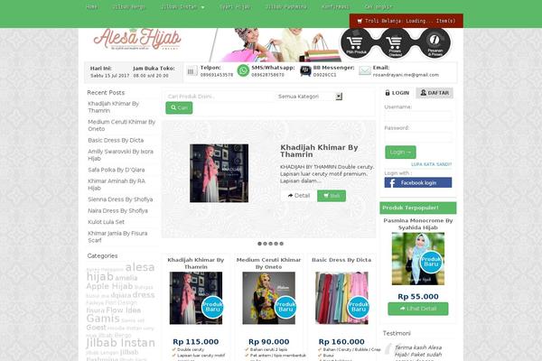 alesahijab.com site used Alesa