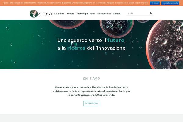 alescosrl.com site used Alesco