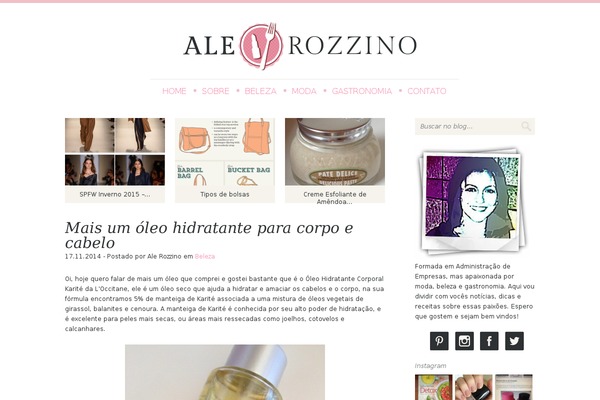 Blog theme site design template sample