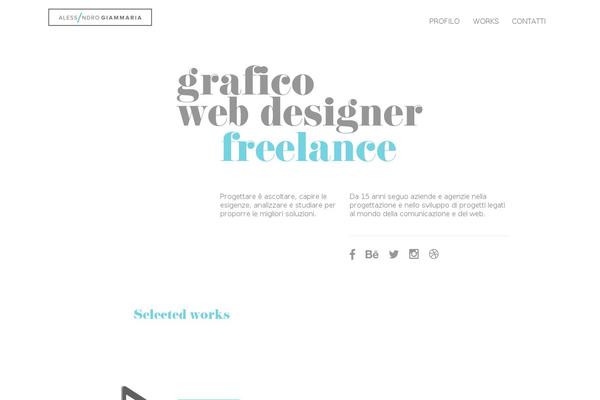 Semplice theme site design template sample