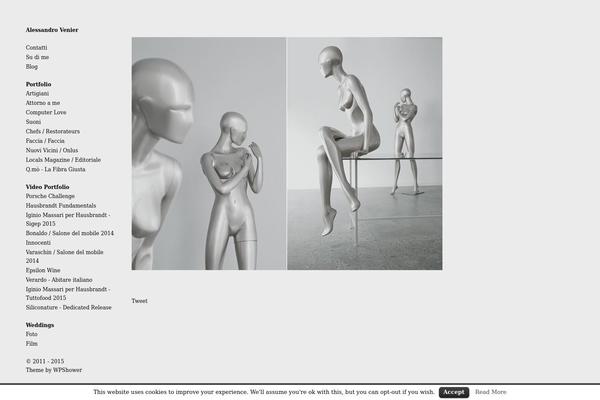 Expositio theme site design template sample