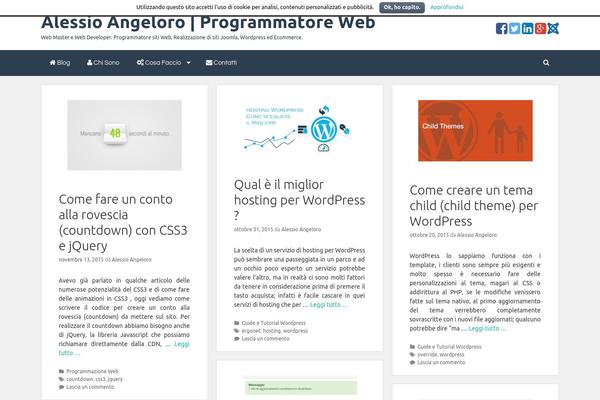 GeneratePress theme site design template sample
