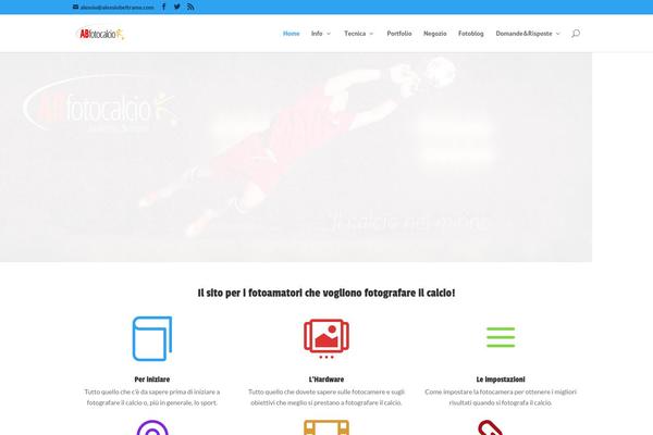 Divi theme site design template sample