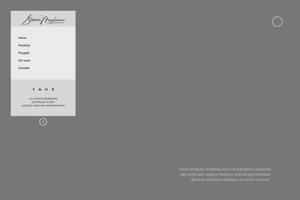 Kreativa theme site design template sample