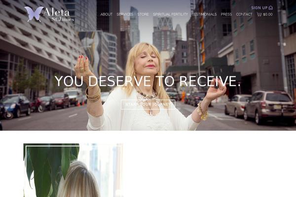U Design Child theme site design template sample