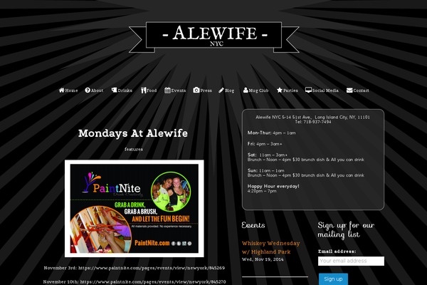 Air website example screenshot