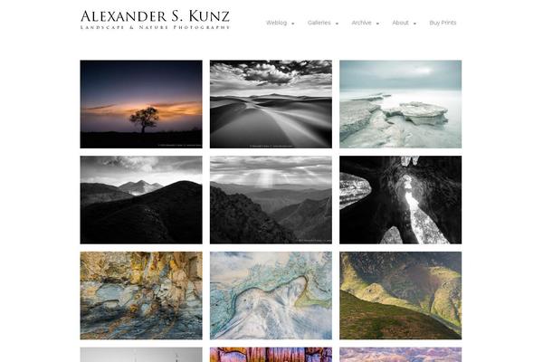 Generatepress_child theme site design template sample