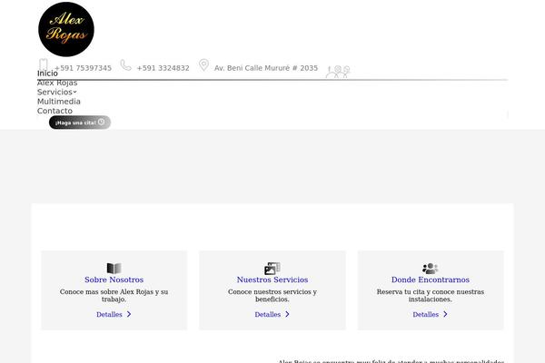 alex-rojas.com site used Alexrojas-creandowebconsulting