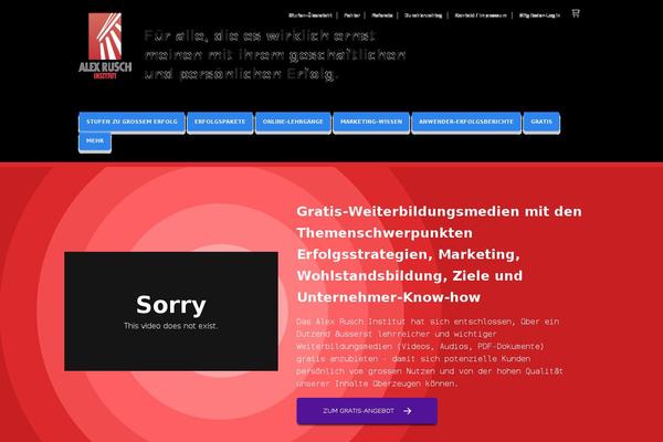 rusch theme websites examples