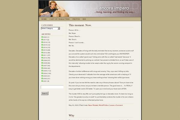 Site using Collapsible Archive Widget plugin