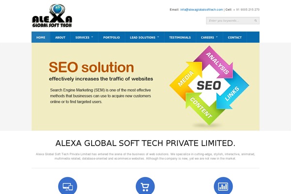 Jasper theme site design template sample