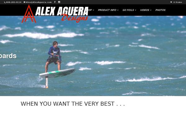 Divi child theme site design template sample