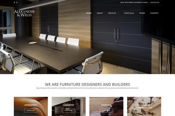 Wp_glory theme site design template sample