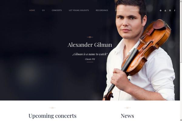 FWRD theme site design template sample