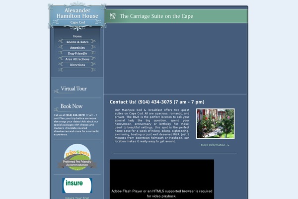 alexanderhamiltonhousecapecod.com site used Massvacation