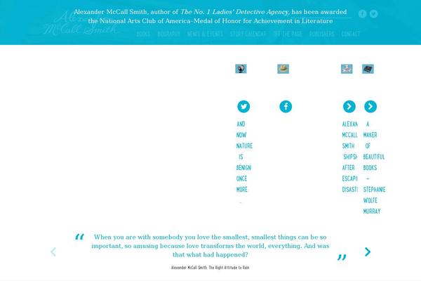 alexandermccallsmith.co.uk site used Crushdigital
