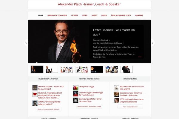 Aggregate theme site design template sample