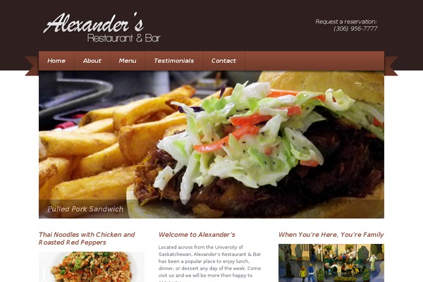 Gusteau theme site design template sample