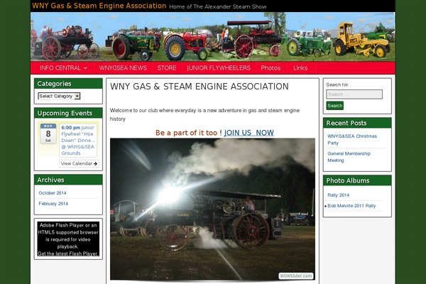 Site using All-in-One Event Calendar plugin