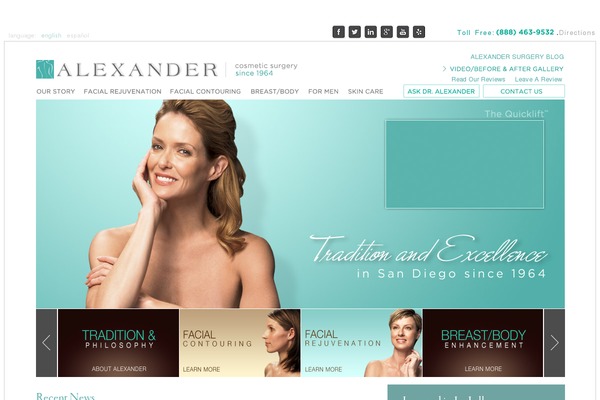 alexandersurgery.com site used Alexander
