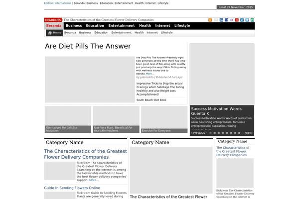 NewspaperTimes theme site design template sample