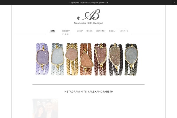 alexandrabeth.com site used Jpdstudio
