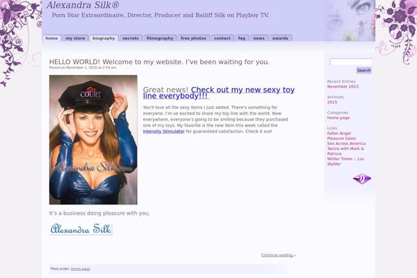 Purple Pastels theme site design template sample