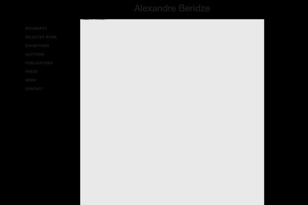 alexandreberidze.com site used Beridze