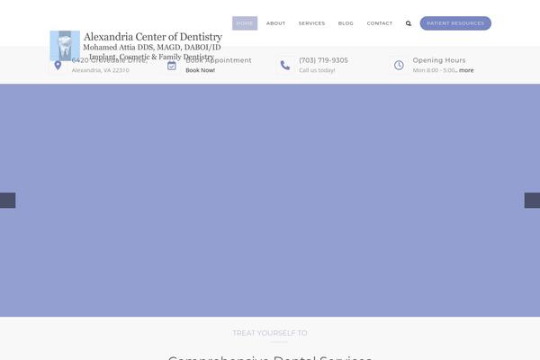 Dentalia-child-theme theme site design template sample
