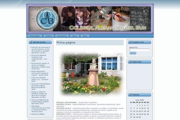 Education Hub theme site design template sample