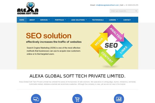 Jasper theme site design template sample