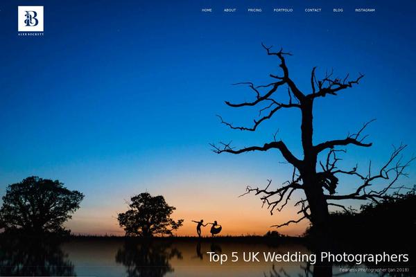 Darkroom theme site design template sample