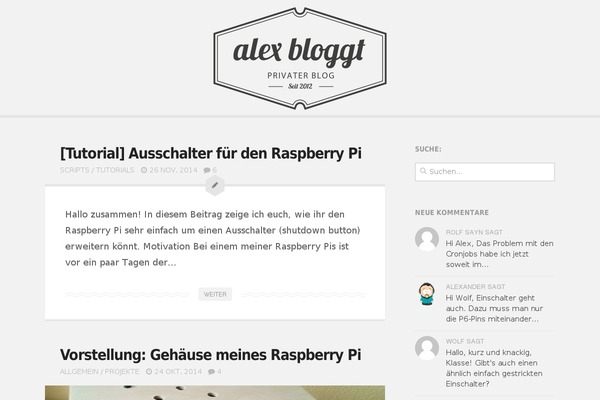Anew theme site design template sample