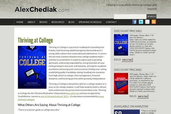 alexchediak.com site used Standardtheme_25