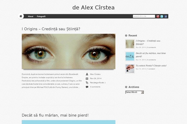 HyperSpace theme site design template sample