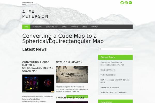 The Newswire theme site design template sample