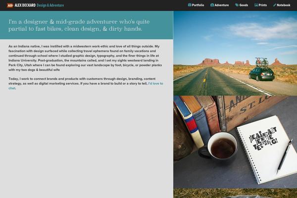 alexdeckard.com site used BUILDER