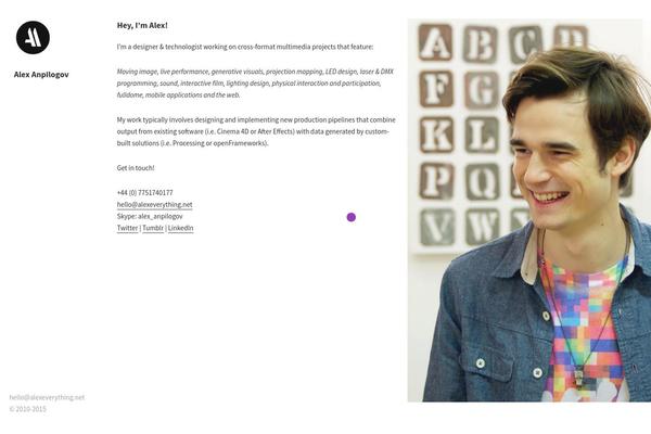 Expositio theme site design template sample