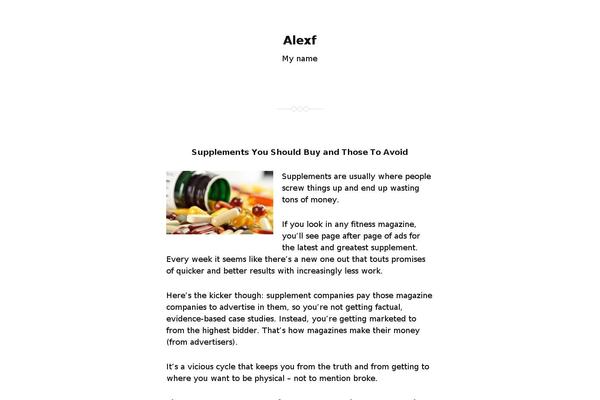 Davis theme site design template sample