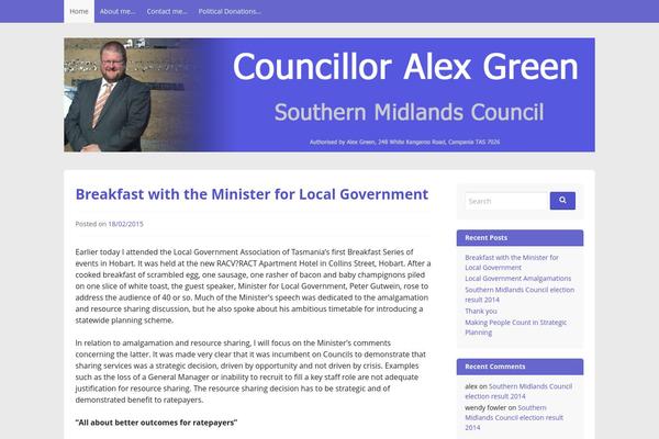 GovPress theme site design template sample