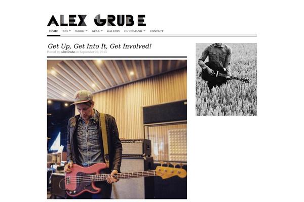 alexgrube.com site used Structure_blog_full