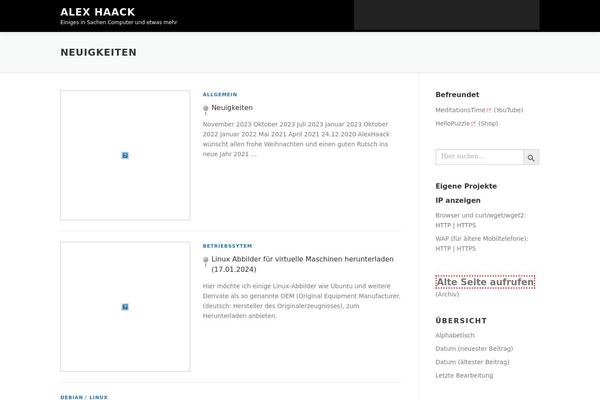 OnePress theme site design template sample